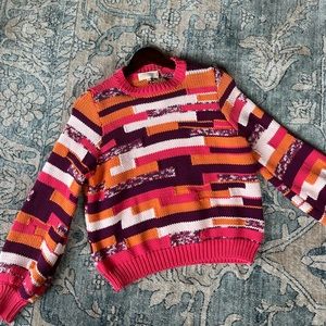 Sezane multicolor sweater